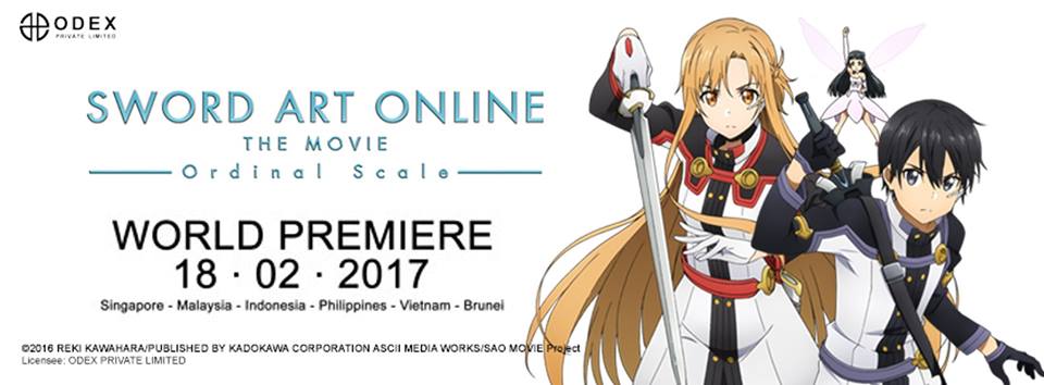 Pengumuman Film Anime Sword Art Online Movie: Ordinal Scale Tayang di Indonesia