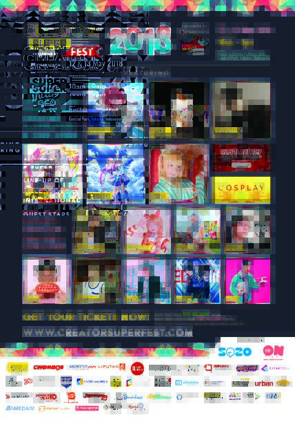 Creators Super Fest 2018 Poster