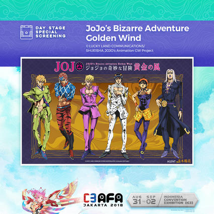 JoJo's Bizarre Adventure: Golden Wind ✦Exclusive First Episode Screening