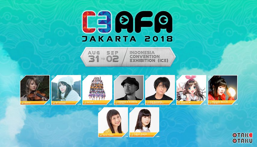 Gambar Nama Besar di Dunia Pop Culture dan Industri Anime Jepang Siap Meramaikan Day Stage C3AFA Jakarta 2018