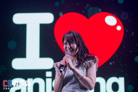 Megumi Nakajima di I Love Anisong Concert C3AFA 2018 Jakarta